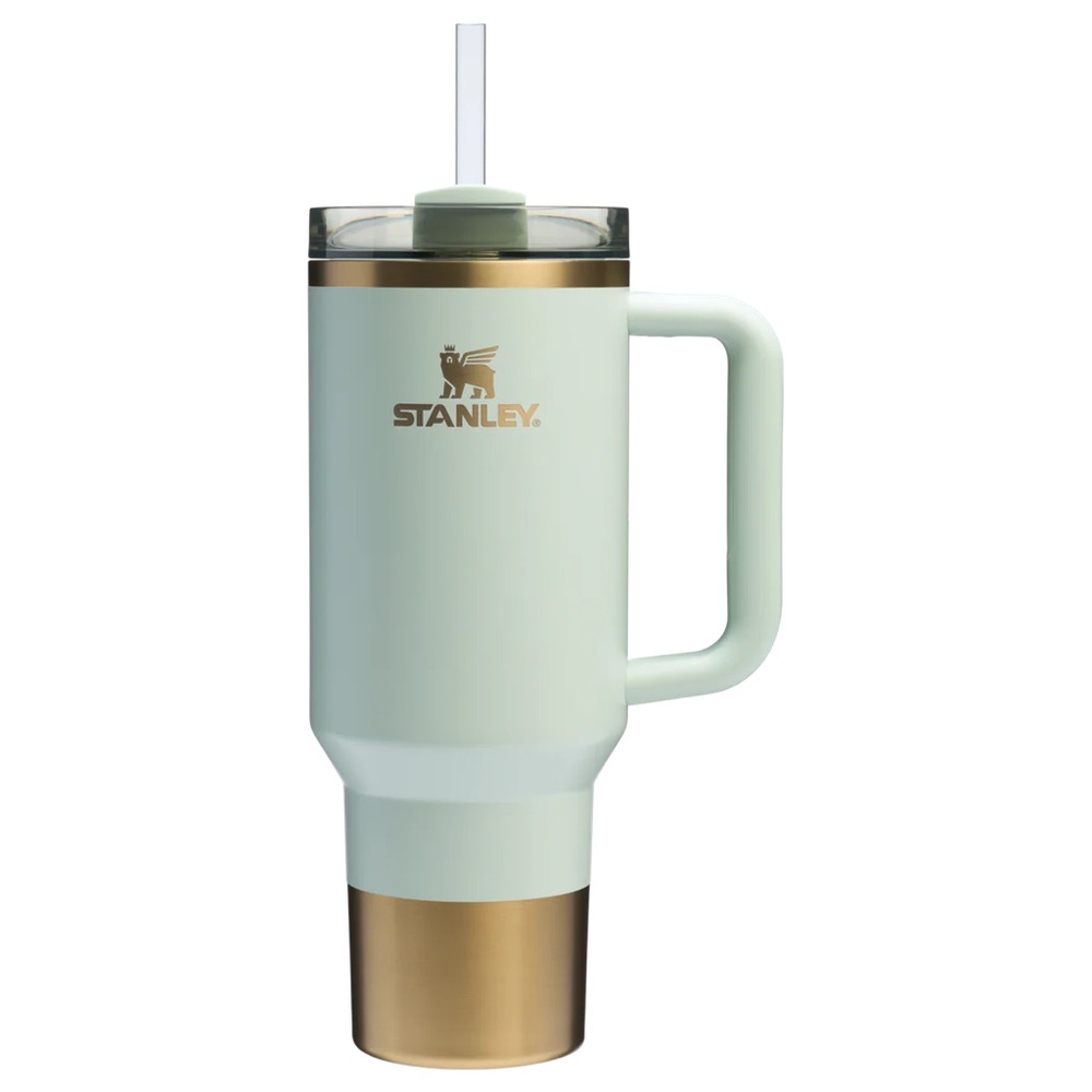 🎉LAST CHANCE🎉Stanley 40oz. Quencher H2.0‎ FlowState Tumbler Glided Celadon